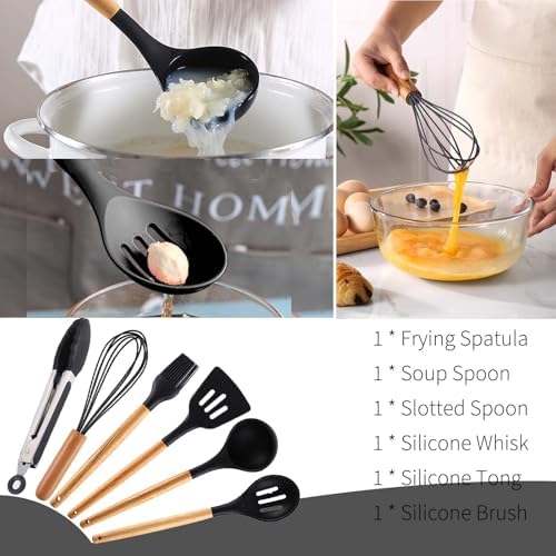 Silicone Camping Cooking Set Car Camping Essentials Cooking Kitchen Set, RV Camping Cookware Must Haves Gifts Camping Cooking Essentials, Camp Cooking Set for Travel Hiking Picnic - Image 4