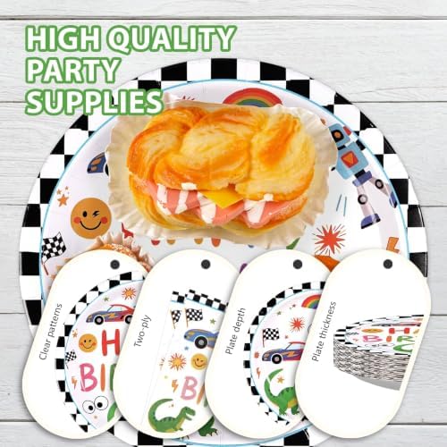 96Pcs Monsters Truck Birthday Party Decoration, Serves 24 - Image 6