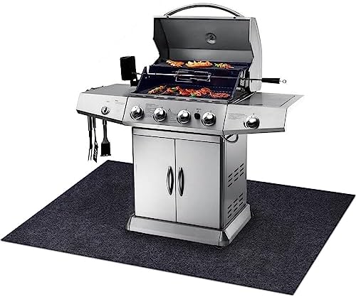 36”×72“inches under grill mats for outdoor grill,BBQ Grilling Gear Waterproof, oil-resistant, deck protector, reusable, fire pit, fireplace,easy to clean,barbecue grill mat by MEITOLA