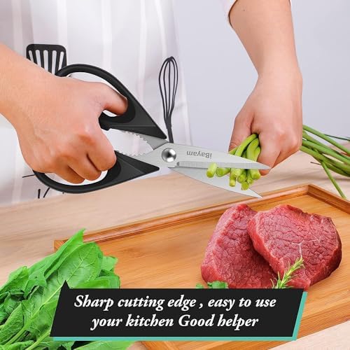 Cook's Tool & Gadget Sets, iBayam 8.7 inch All Purpose Kitchen Shears - Image 6