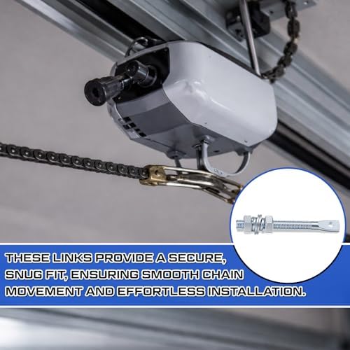 Tandefio 2 Pack #41 Chain Links, 2 Adjustment Bolts Slide Gate Opener - Image 4