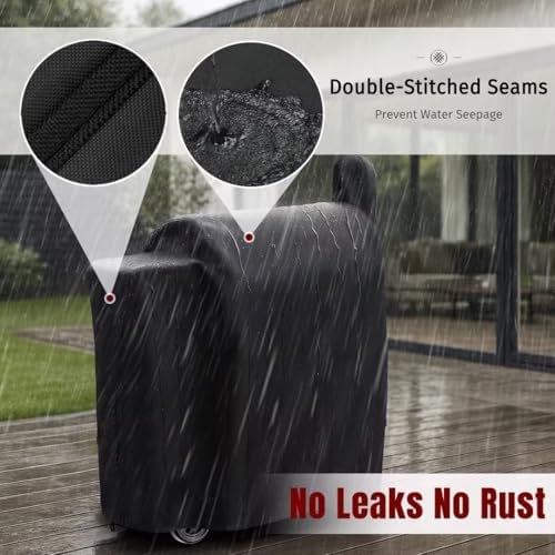 SHINESTAR Grill Cover for Traeger Pro 34/780 Series, Upgraded 900D Oxford - Image 4