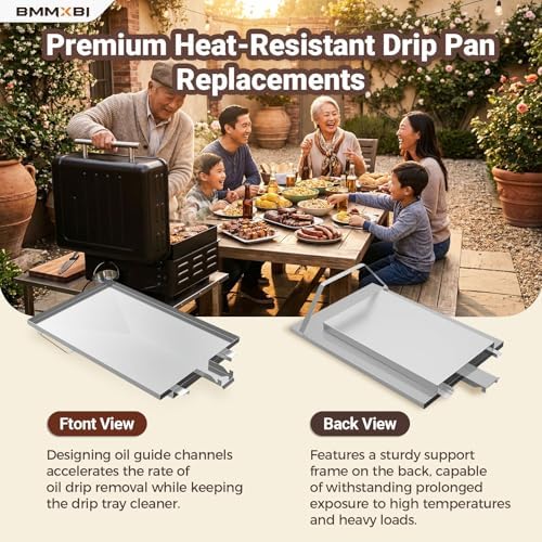 BAC475 Drip Pan Tray Kit for Traeger Scout & Ranger Pellet Grills - Image 5