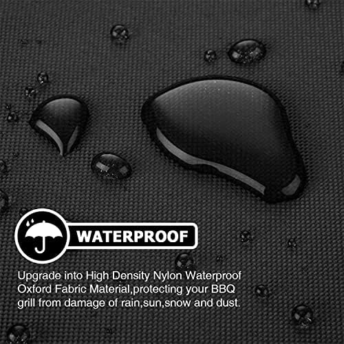 BBQ Grill Cover 32" 36" inch,2 Burner Gas Grill Cover,Outdoor Waterproof Grill Covers,with Adjustable Velcro Strap, Gas Grill Cover Compatible for Weber,Char Broil,Nexgrill Grills,Small Gas BBQ Cover - Image 6