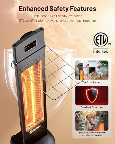 DR. INFRARED HEATER 1500W Portable Infrared Indoor and Outdoor Space Heater - Image 5