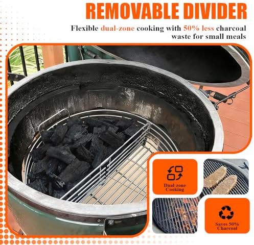 The Accessories for Big Green Egg XL Charcoal Ash Basket Ash Clean Tool - Image 4