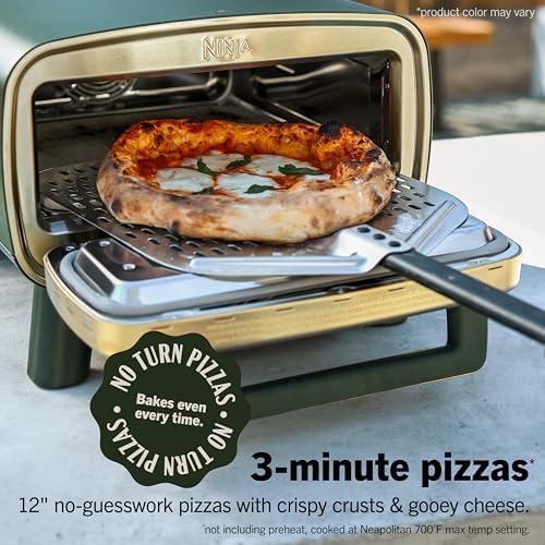 Ninja Artisan™ 5-in-1 Portable Electric Pizza Oven, Blue & Gold, MO201BL1 - Image 3