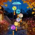 Toodour Solar Wind Chime, Color Changing Hydrangea Ball Wind Chimes by Toodour