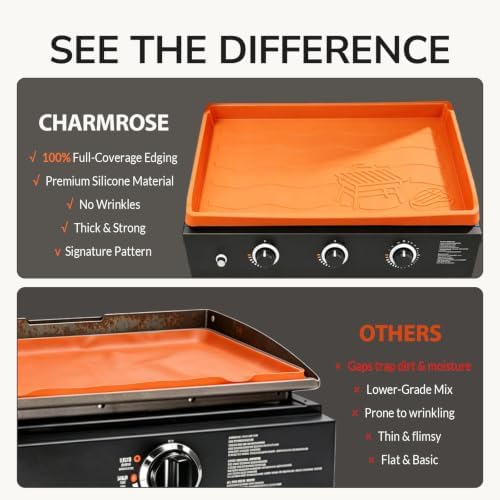 Silicone Griddle Mat for Blackstone 28 Inch, Full-Edge Protective Cover - Image 2