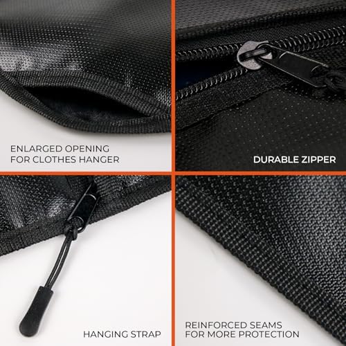 ROLOWAY Hanger Diversion Fireproof Safe, Hidden Compartment for Home & Travel, Secret Safe for Cash Hiding Under Clothes - Image 5