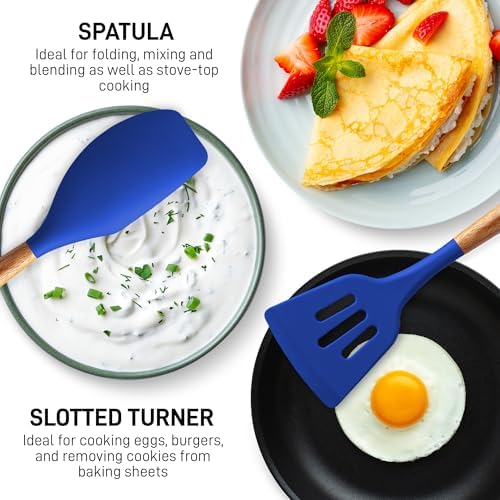 Zulay Kitchen 5 Piece Silicone Utensil Set - Image 5