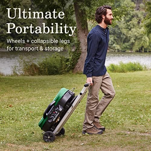 Coleman RoadTrip 285 Portable Propane Grill, 3 Burners, Green - Image 5