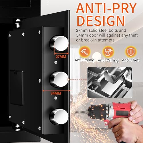 2.6 Cuft Depository Safe for Business with Quick Place Drop Slot - Image 5