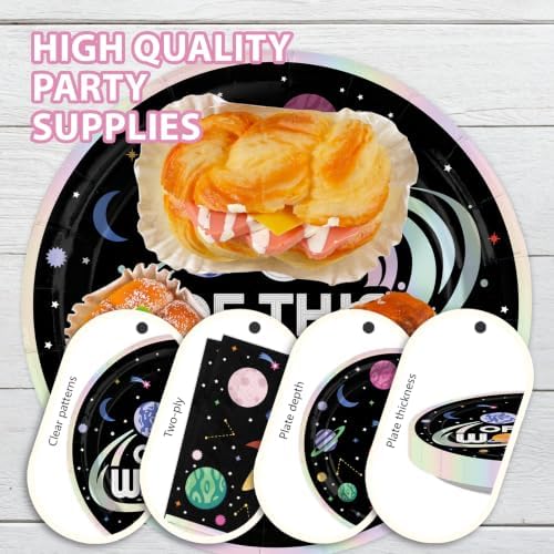 168 Pcs Out of This World Outer Space Party Decorations Serves 24 - Image 4