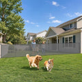 160" Extra Wide Retractable Baby Gates Dog Gate, 47" Tall Child Pet Safety Gate with Reinforced Strips for Stairs, Extra Long Garage Gates Mesh Fence for Driveway Decks Patio Outdoor Indoor by Pravoluxmax