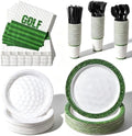 400 Pcs Disposable Golf Party Tableware Set for 50 Guests by COSINIA