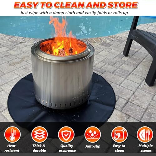 36" Fire Pit Mat for Solo Stove Bonfire - Image 6