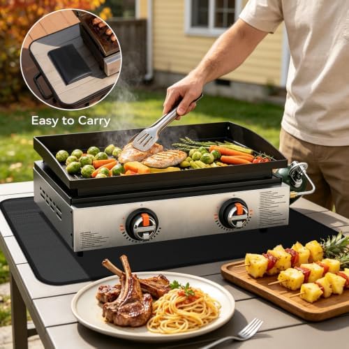 39"x25" Under Grill Mats for Blackstone Tabletop-[Fireproof] [Oil-proof] - Image 7