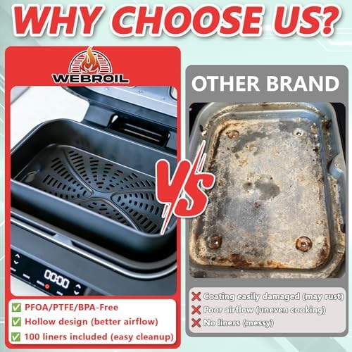 Nonstick Foodi Combo Crisper Basket for Ninja FG551 Foodi Indoor Grill - Image 2