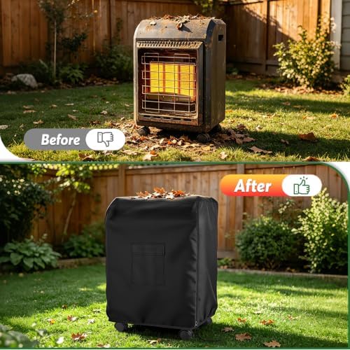 Patio Heater Covers 15" for VEVOR Propane Cabinet Heater 15x18x22In - Image 7