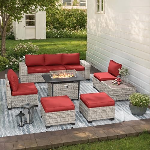 Outdoor Patio Furniture Set PE Wicker Rattan Outdoor Sectional Sofa by MuphyersPatioFurniture