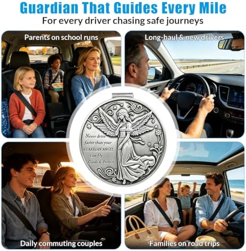 Guardian Angel Visor Clip, Car Accessory Safe Driving Gift 1PCS - Image 5