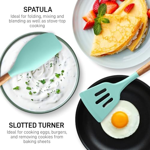 Zulay Kitchen 5 Piece Silicone Utensil Set - Image 5