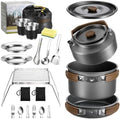 Leonyo 18PCS Camping Cookware Set, Camping Cooking Pot Pan Mess Kit by Leonyo
