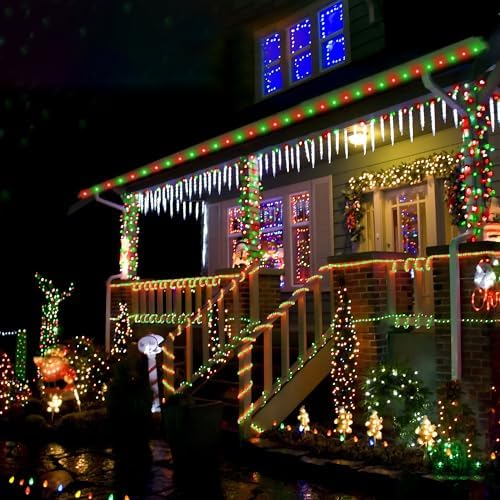 Solar Rope Lights, 66ft 200LED Solar String Lights, 8 Modes, Waterproof - Image 7
