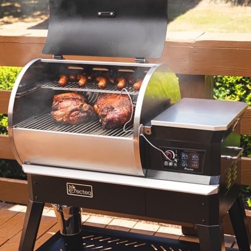 recteq Patio Legend 600 Pellet Smoker Grill with WiFi & App Connectivity, Outdoor Smokers Grills, Wood Pellet Grill, Temp Range 180° to 700+° - Image 4
