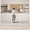 owlie 75 to 85 Inch Extra Wide Baby Gate with Door for Stairs Doorways by owlieextrawidebabygate