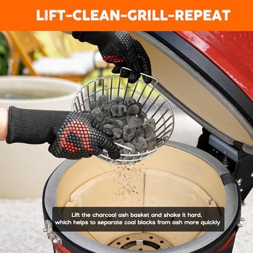 onlyfire Heavy‑Duty Stainless Steel Charcoal Ash Basket with Handles - Image 5