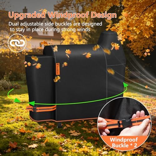 1000D Heavy Duty Grill Cover for Pit Boss 820 Deluxe/Pro 850 - Image 6