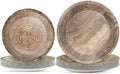gisgfim 48 Pcs Rustic Wooden Tree Party Plates Supplies Tableware Set Lumberjack Party Decorations Camping Hunting Theme Party Table Supplies Favors Decors for Guests by gisgfim