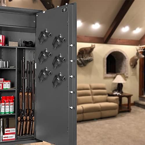 NEXT STATION Universal Pistol Holster with Magazine Pouch,Gun Safe Pistol Holder for Gun Safe Organizer Gun Cabinet Gun Safe Accessories Storage - Image 6