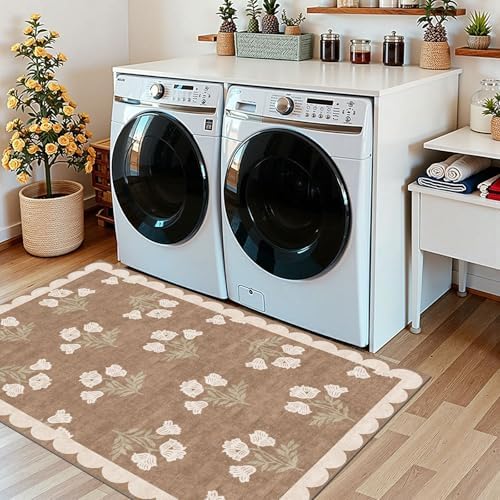 Floral Outdoor Rugs, 28"x43" Front Door Mat Indoor Outside Entrance - Image 5