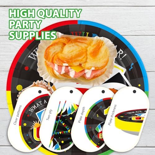 96Pcs Card Game 1st Birthday Game Night Party Decorations Serves 24 - Image 6