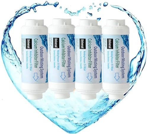 H&G lifestyles Calcium Inhibitor Filter for Misting System (Pack of 4) by HGLifestyles