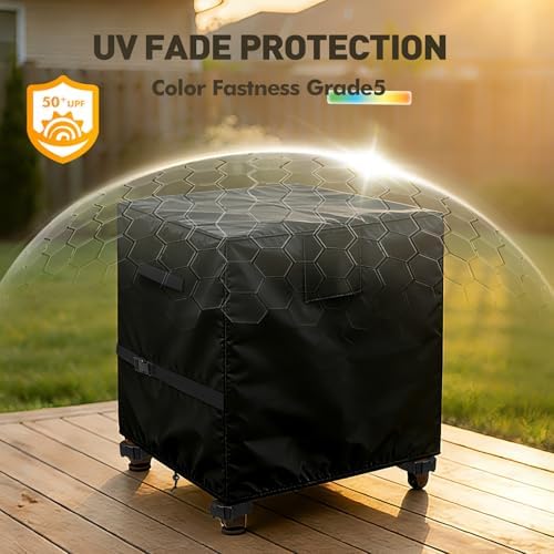 Outdoor Prep Table Cover 36 x 24 x 35in, Compatible with Grill Cart - Image 4