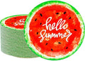 50Pcs Watermelon Party Supplies Watermelon Paper Plate,7" Sweet Water melon Dessert Plates Summer Fruit Plates for Baby Shower Summer Fruit Birthday Party Decor (Red) by HSPAIDYP