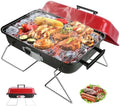Portable Charcoal Grill for Outdoor Cooking Small Tabletop BBQ Grill by KOCASO
