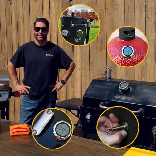 ProTemp S1 Patented Smart Grill Gauge Thermometer Hub Wi-Fi and Bluetooth for Weber Kamado Joe Grill Smoker Offset Replacement Accessories，Breezo Fan (Universal Version 0.3"Dia not for Big Green Egg) - Image 4