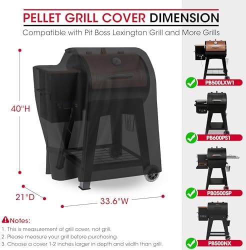 Unicook Waterproof Pellet Smoker Cover Compatible with Pit Boss Lexington - Image 2