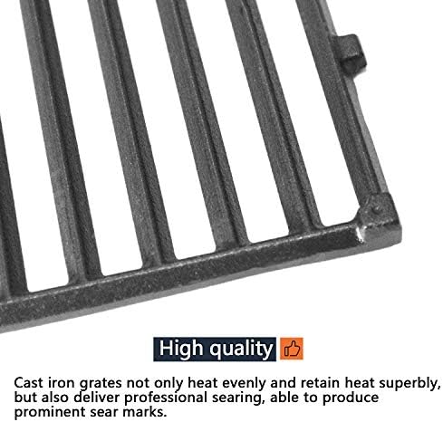 Hongso 7524 Grill Grates for Weber Genesis E-310 E-330, 19.5 x 12.9 in Each - Image 4