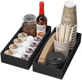 Bamboo Kitchen Drawer Organizer, 2-Pack, 12" x 6" x 2.5"，Black by Greatseas