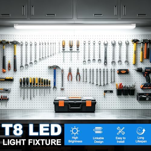 SHOPLED LED Shop Lights 2FT, 22W 3300LM 5000K Daylight, V-Shaped Linkable - Image 5