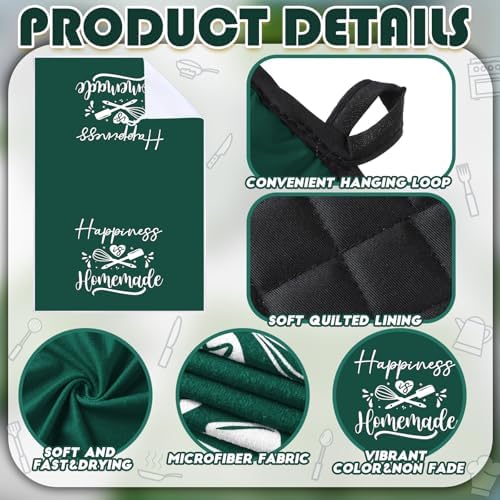 Sratte 6 Pcs Kitchen Decor Accessories Set, Kitchen, Dark Green - Image 6