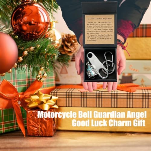 Motorcycle Bell Guardian Angel Gremlin Lucky Charm Gift For Riders - Image 2