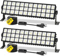 14000LM 100W LED Shop Lights, Plug in Garage Light for Workbench, 2 Pack by YQNLIFA-BlackLightParty