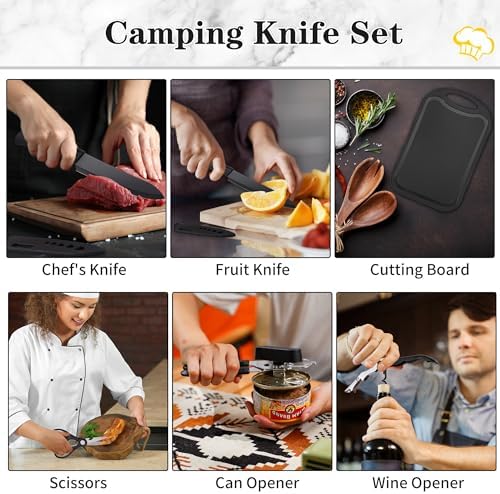 Wesqunie Camping Cooking Utensils Set, Cookware Set for Outdoor Hiking BBQ - Image 4